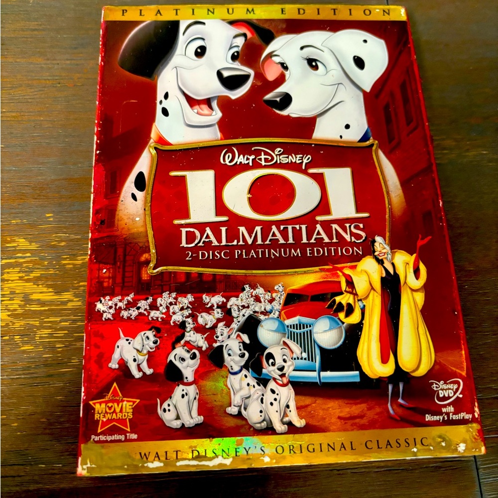 Disney 101 Dalmatians 2-Disc DVD 🐶 Platinum Edition – Excellent Condition!